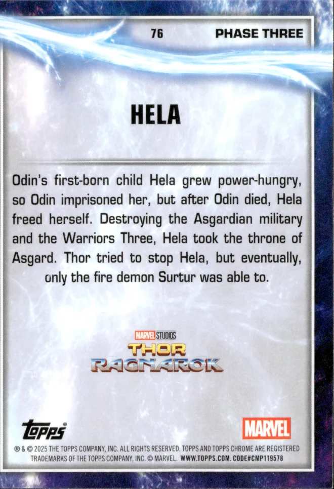 Hela card back