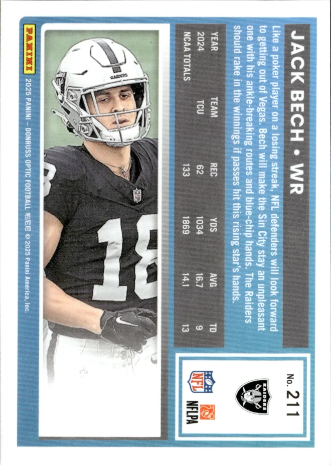 Jack Bech card back