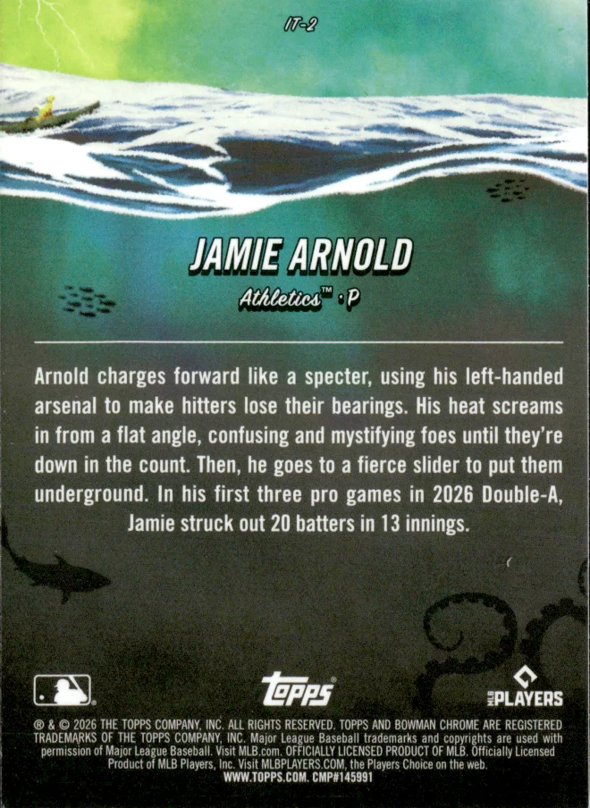 Jamie Arnold card back