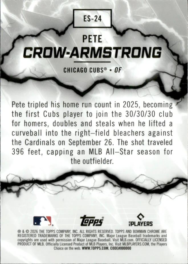Pete Crow-Armstrong card back