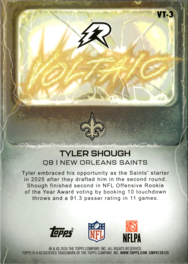 Tyler Shough card back