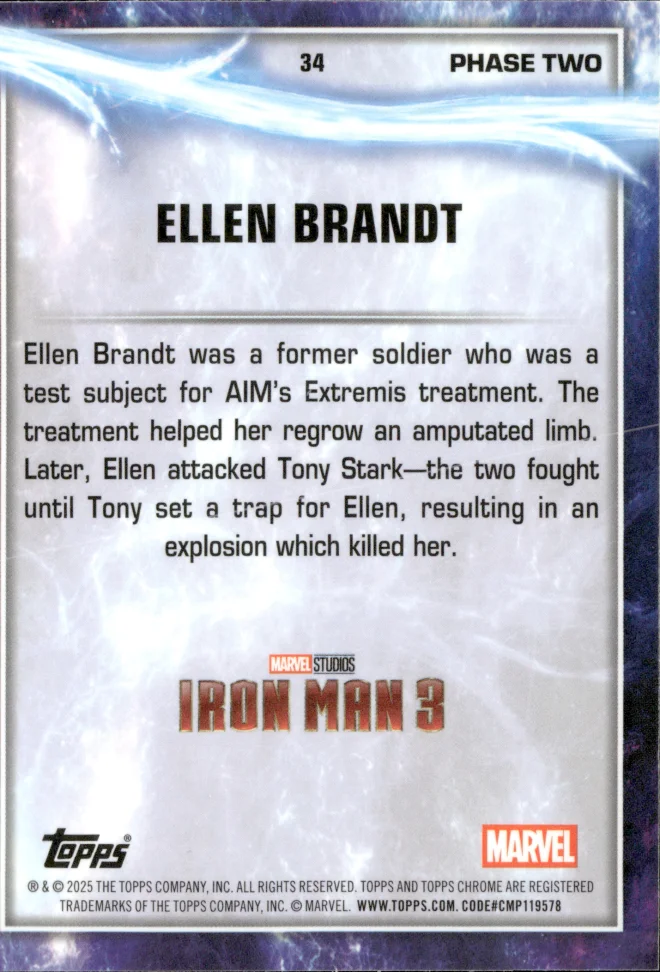 Ellen Brandt card back
