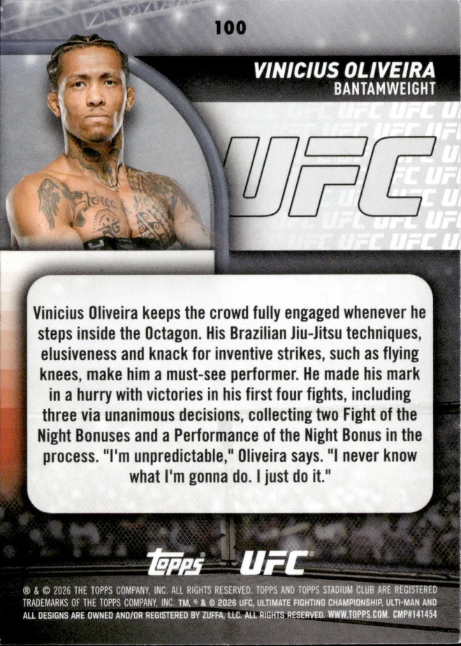 Vinicius Oliveira card back