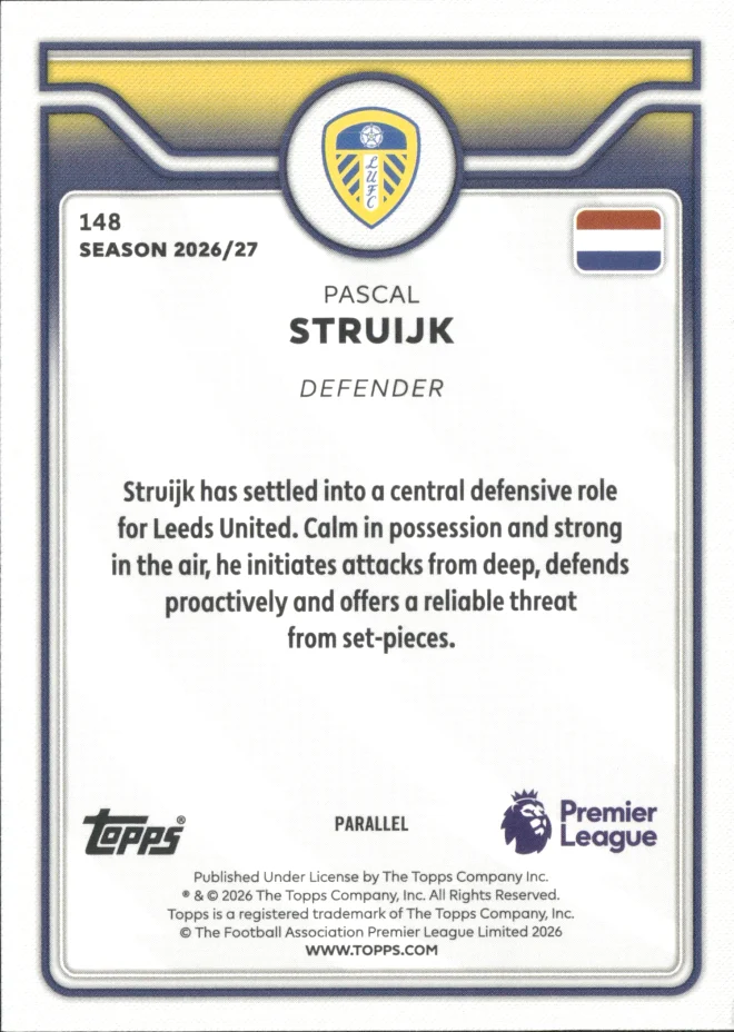 Pascal Struijk card back