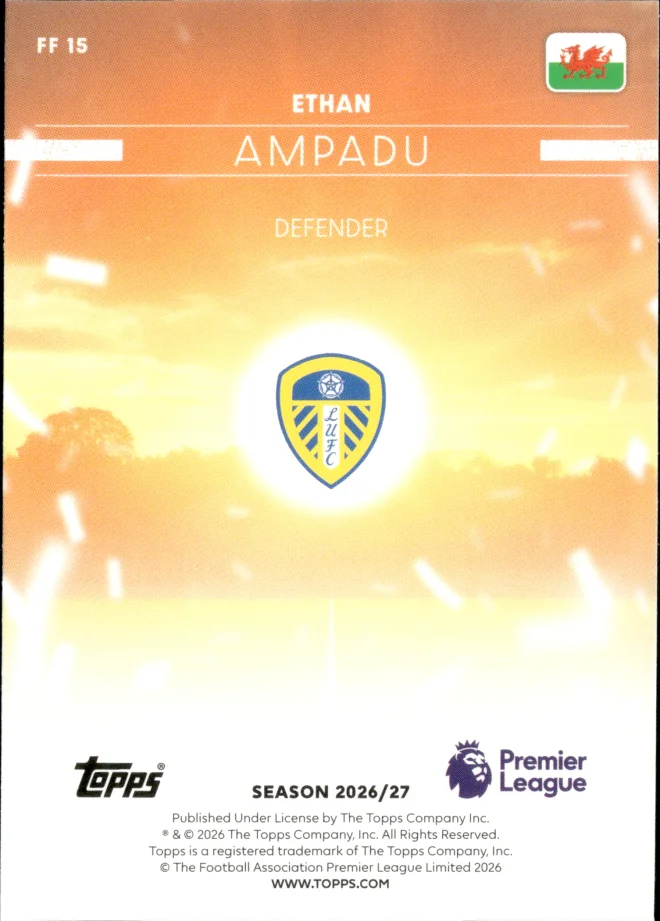Ethan Ampadu card back