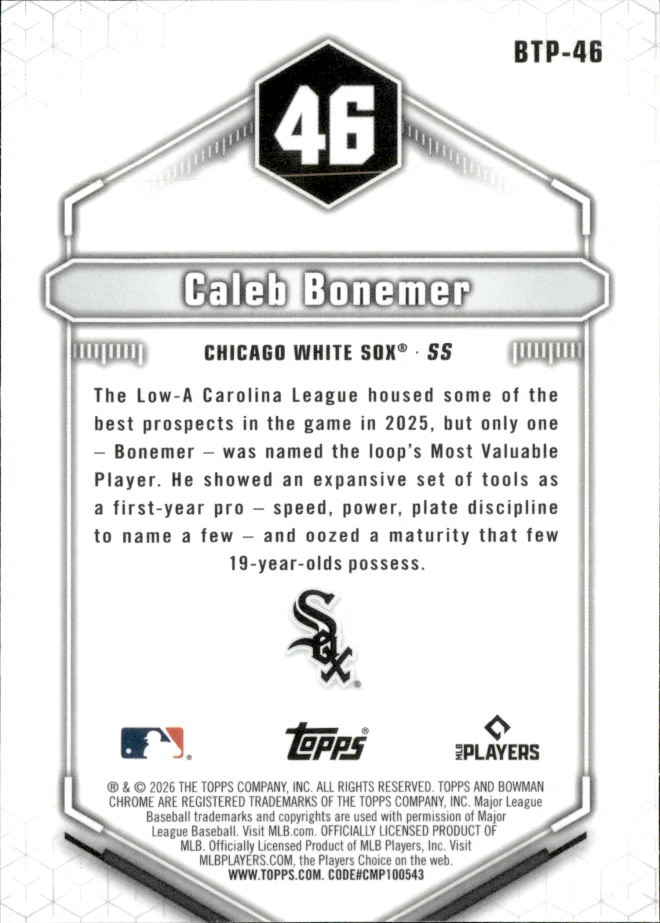 Caleb Bonemer card back