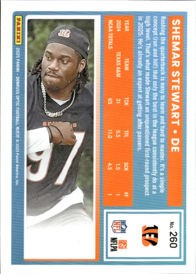 Shemar Stewart card back