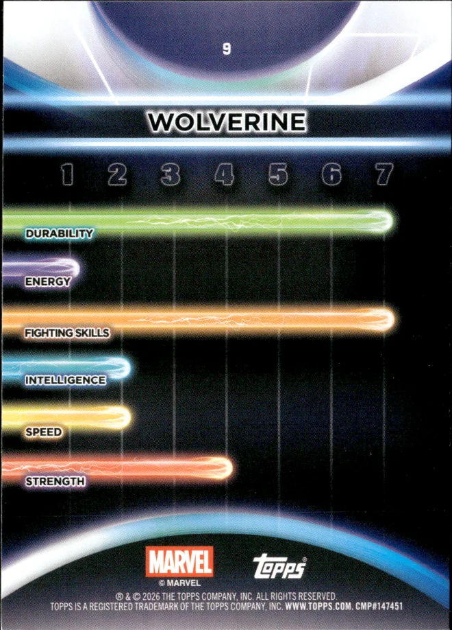 Wolverine card back