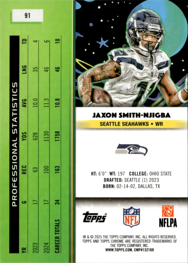 Jaxon Smith-Njigba card back