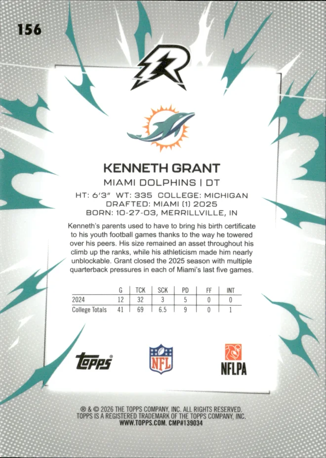 Kenneth Grant card back