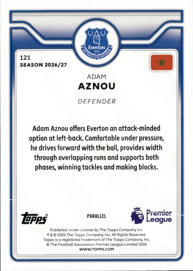 Adam Aznou card back