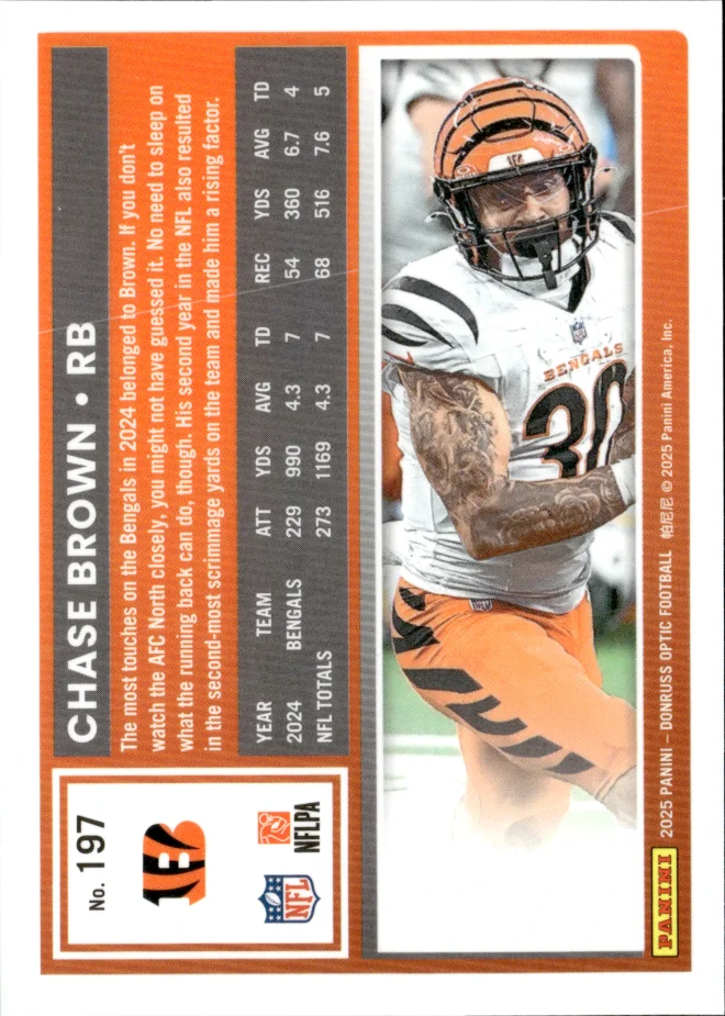Chase Brown card back