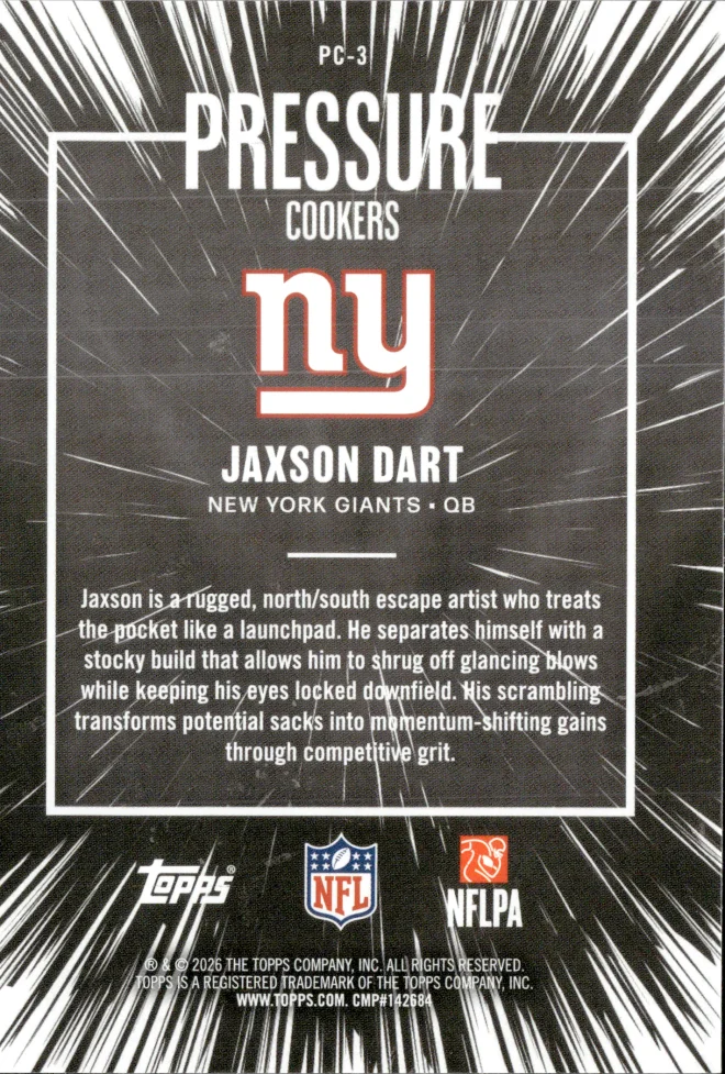 Jaxson Dart card back
