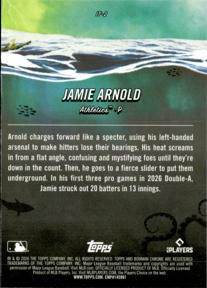 Jamie Arnold card back