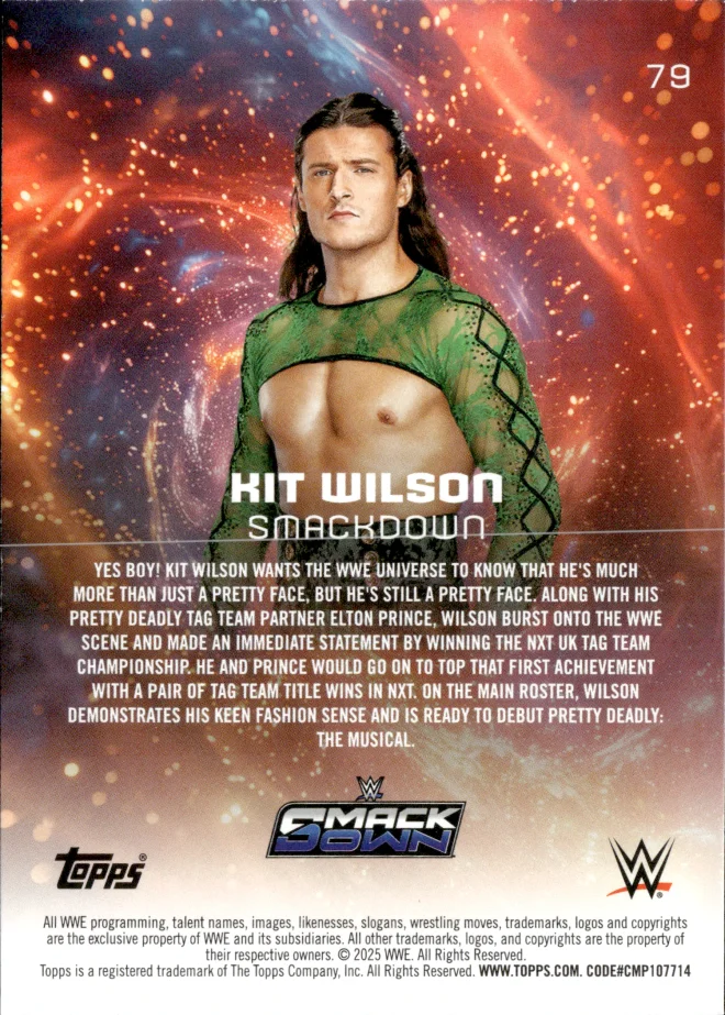 Kit Wilson card back