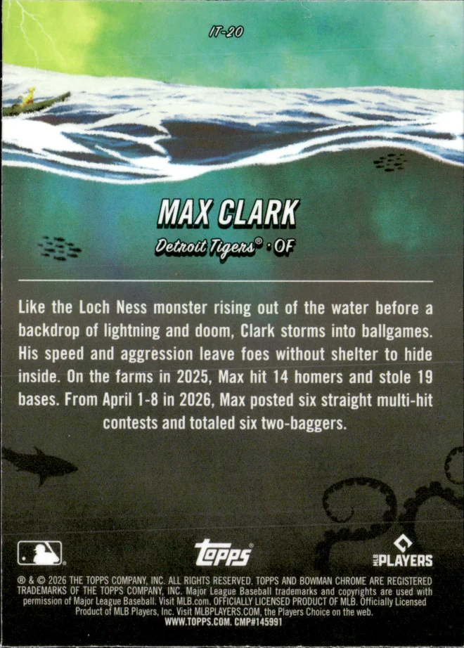 Max Clark card back