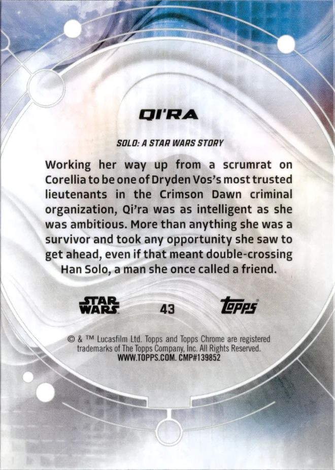 Qi'ra card back