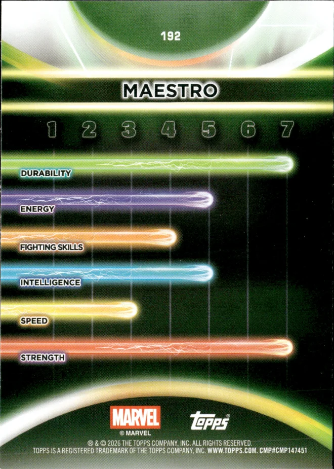 Maestro card back
