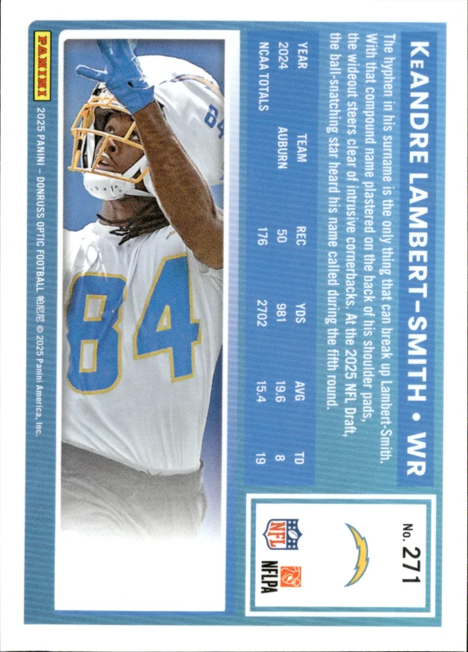 KeAndre Lambert-Smith card back