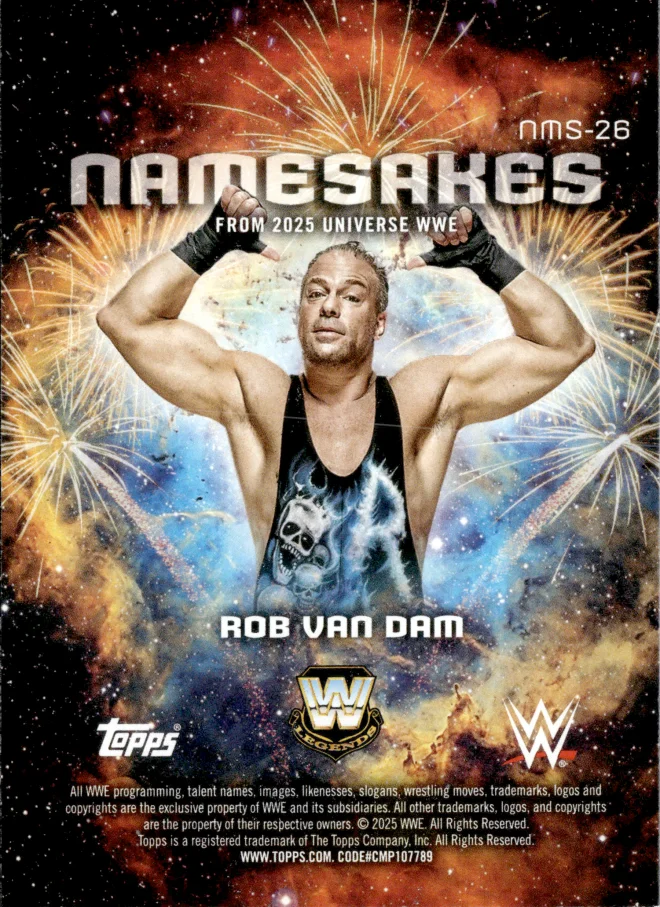 Rob Van Dam card back