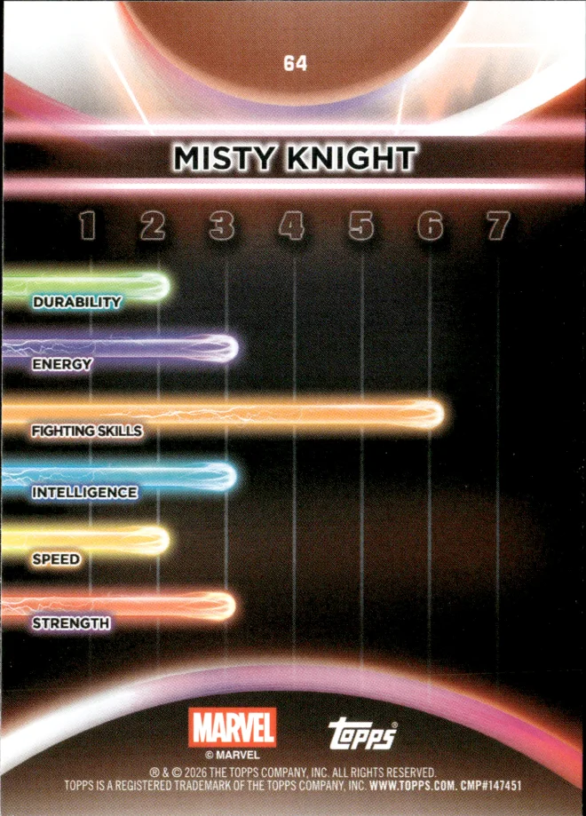 Misty Knight card back