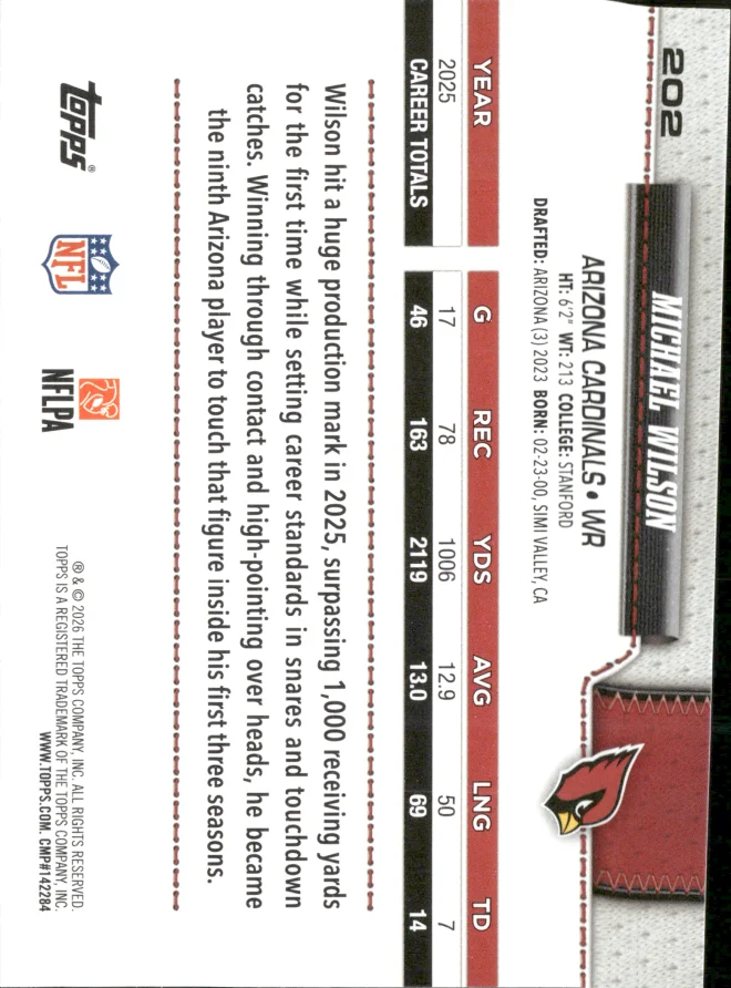 Michael Wilson card back