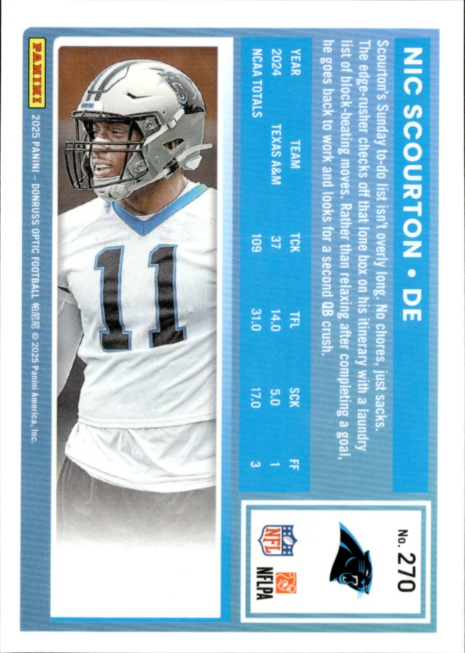 Nic Scourton card back