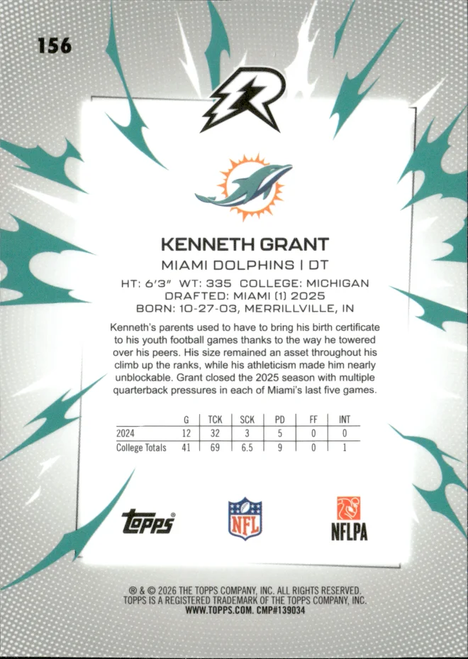 Kenneth Grant card back