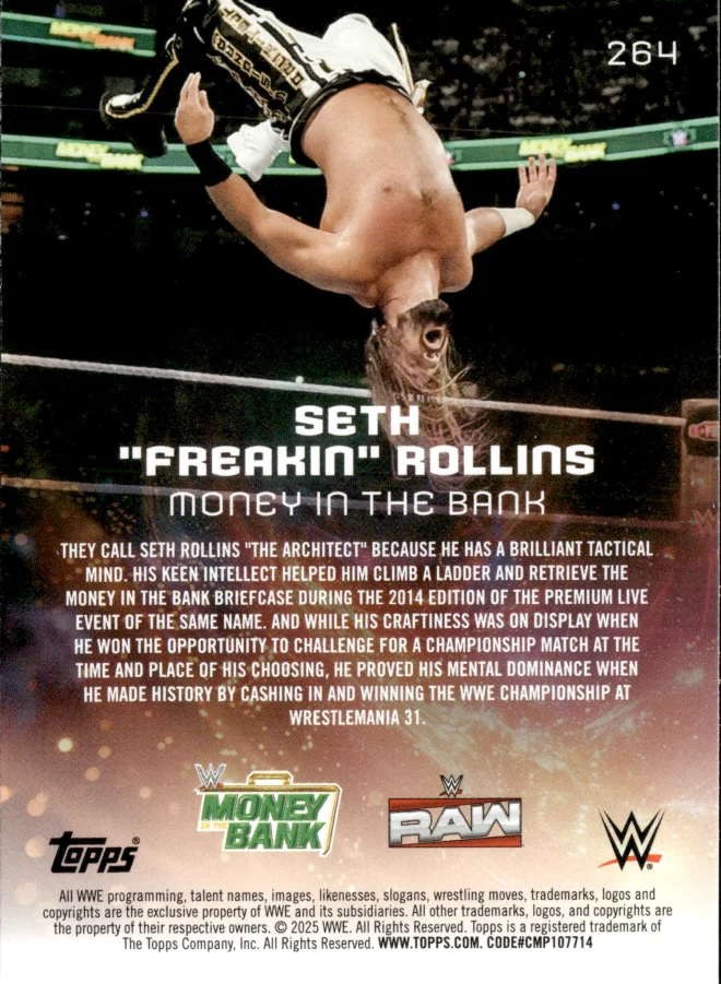 Seth "Freakin" Rollins card back