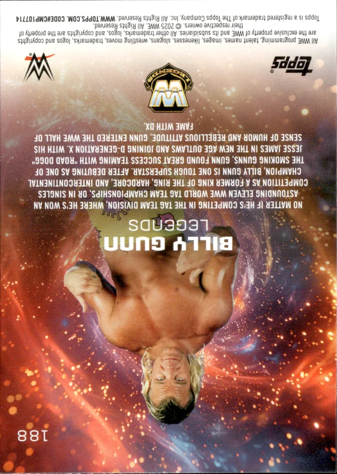 Billy Gunn card back