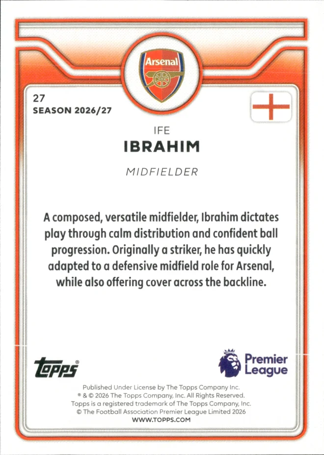 Ife Ibrahim card back