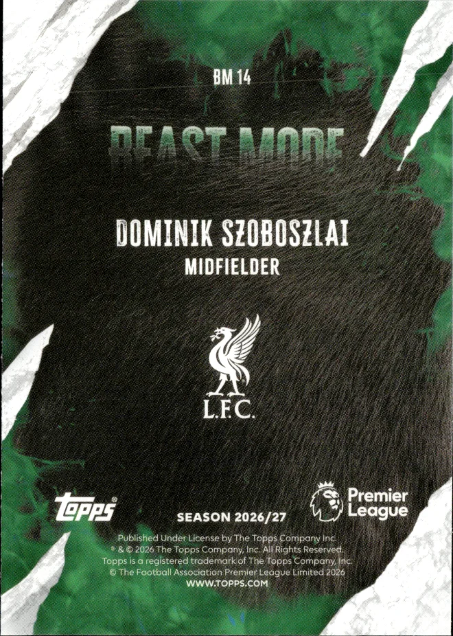 Dominik Szoboszlai card back