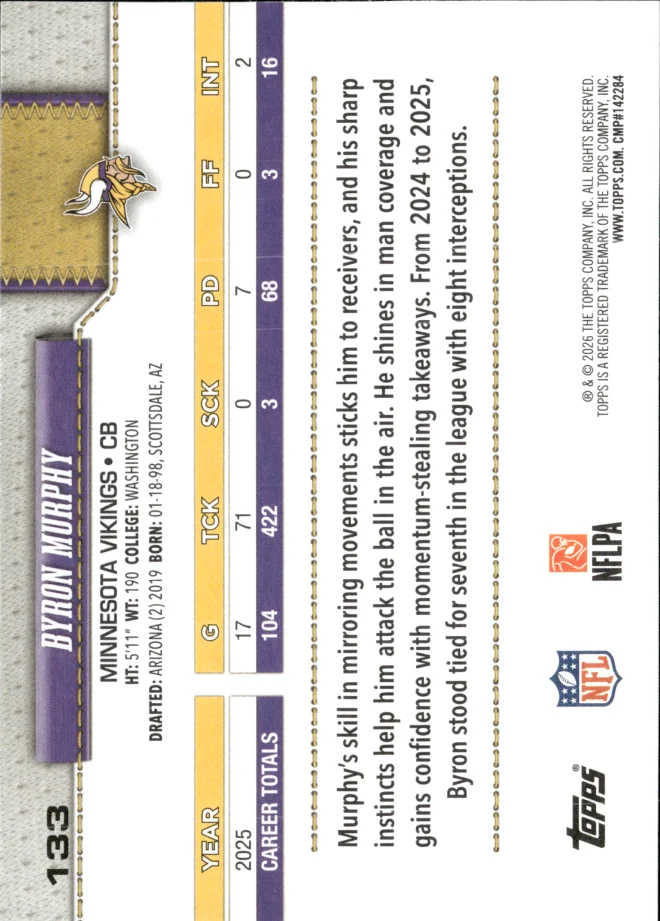 Byron Murphy card back