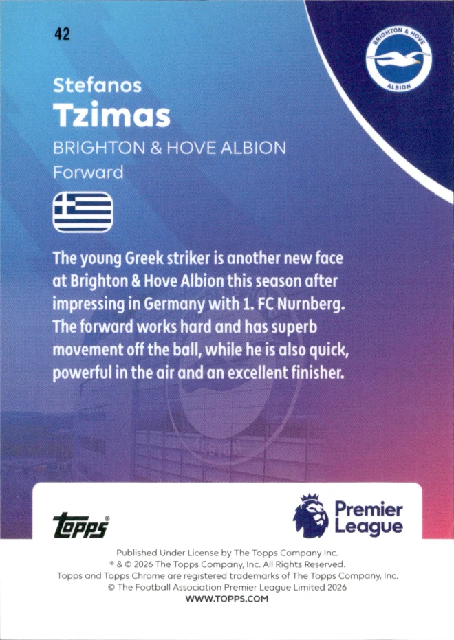 Stefanos Tzimas card back