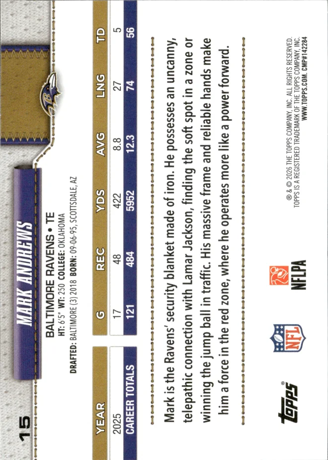 Mark Andrews card back