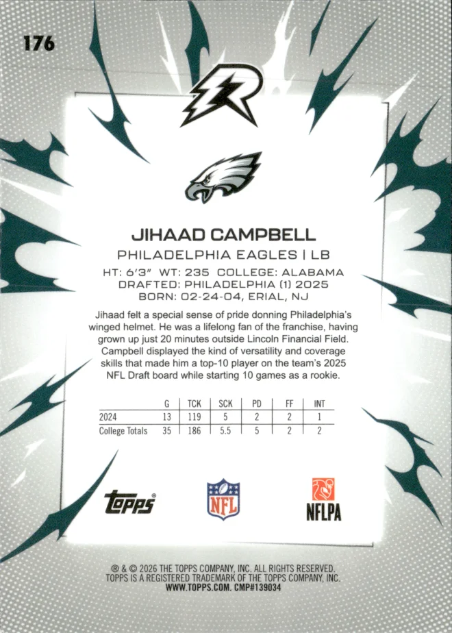 Jihaad Campbell card back