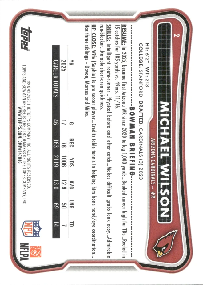 Michael Wilson card back