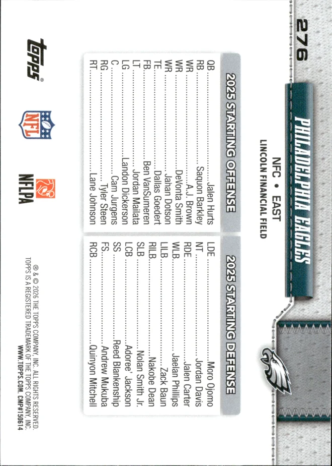 Card 4 card back