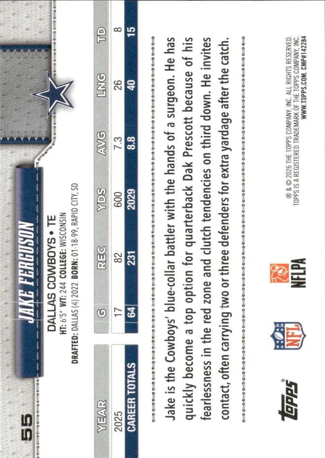 Jake Ferguson card back