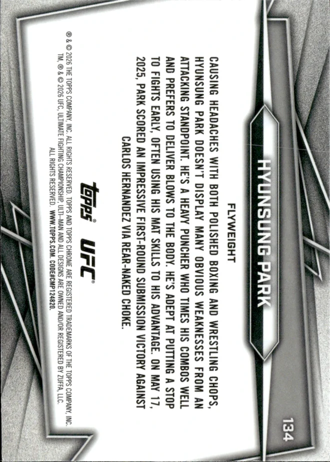 Hyunsung Park card back