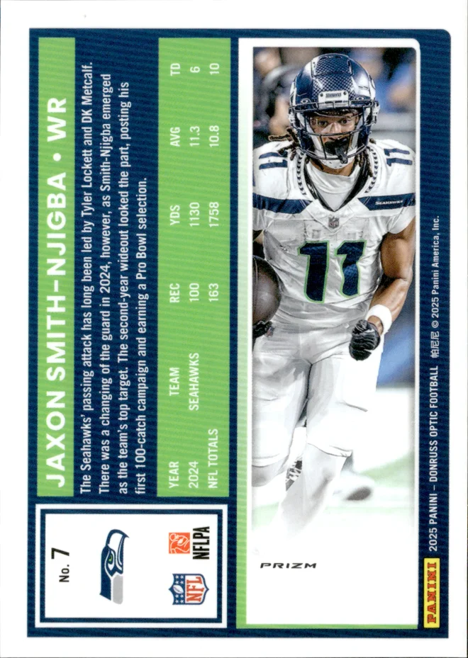 Jaxon Smith-Njigba card back