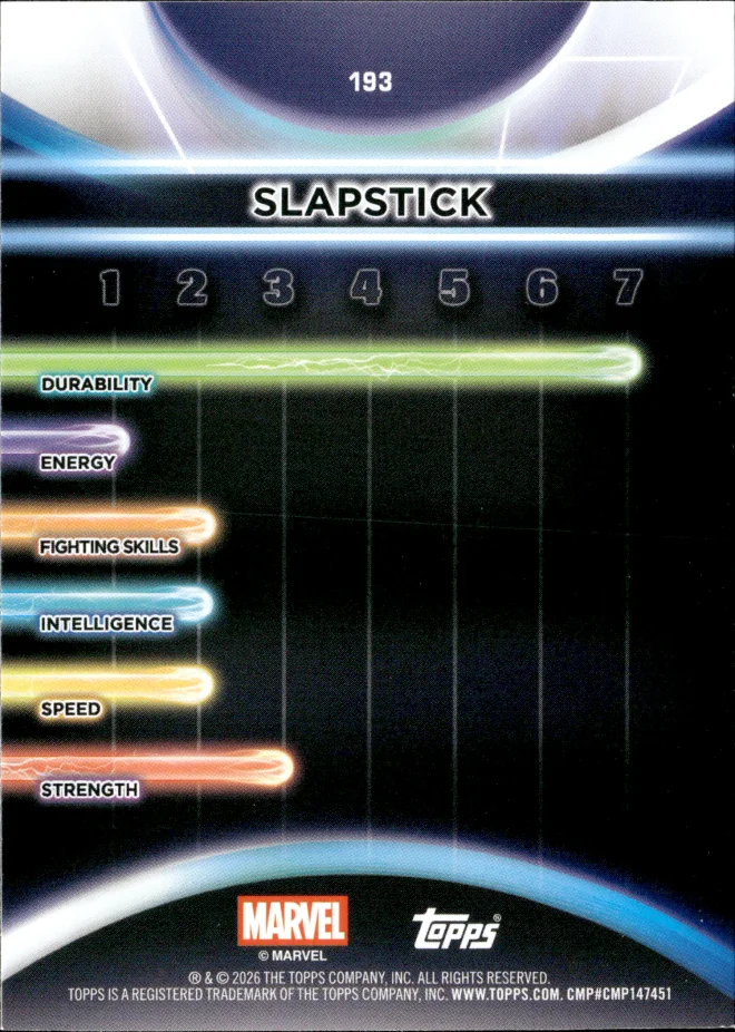 Slapstick card back