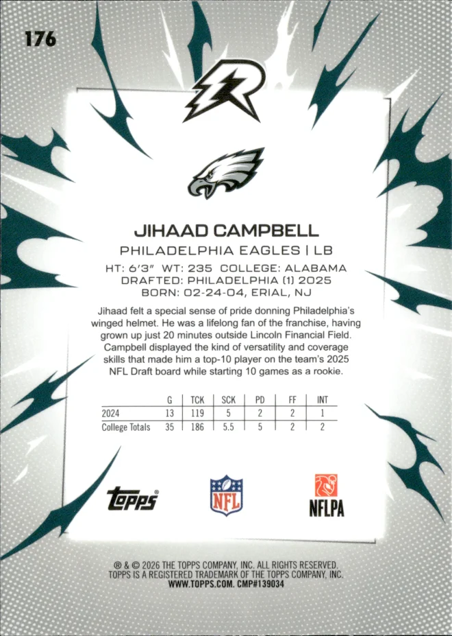 Jihaad Campbell card back