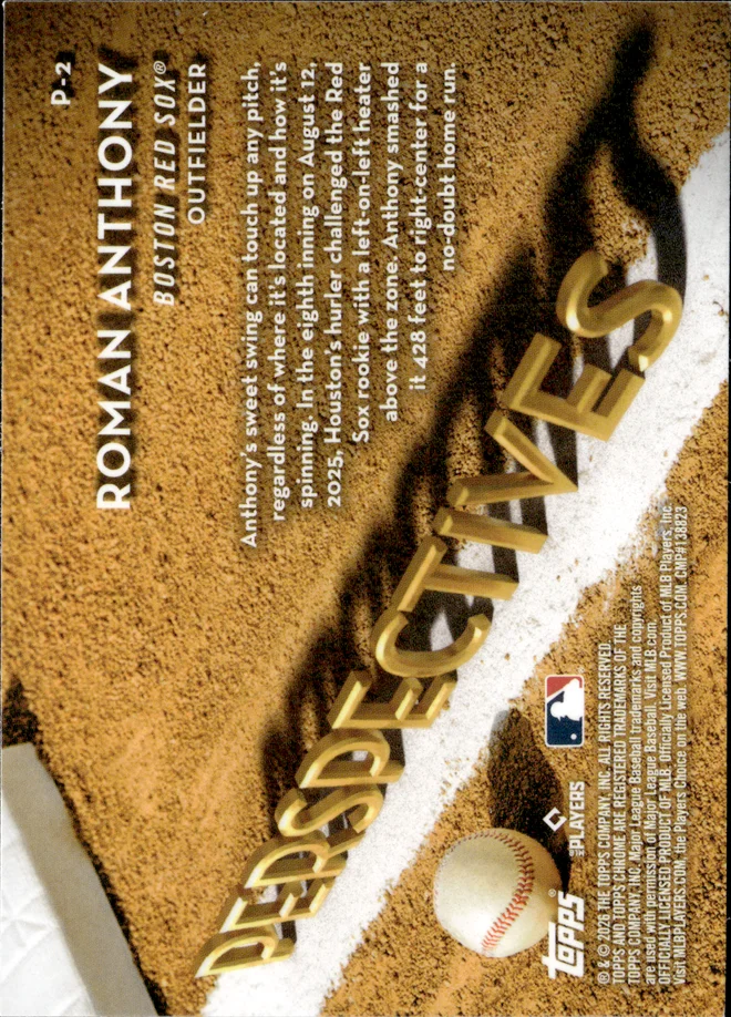 Roman Anthony card back