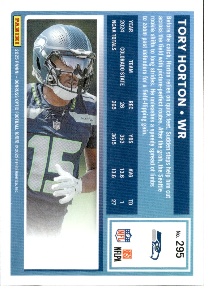Tory Horton card back