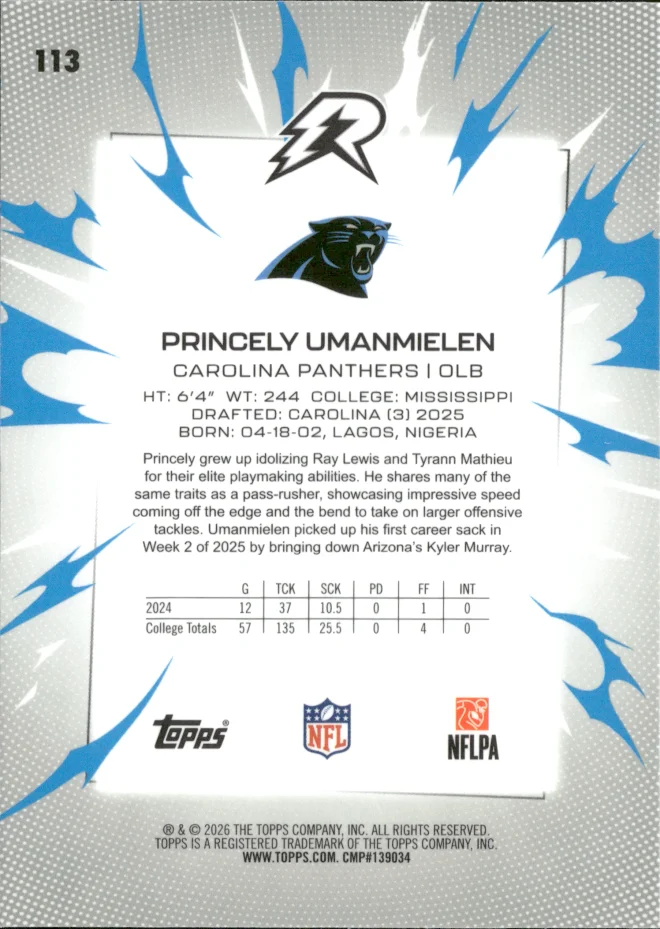 Princely Umanmielen card back