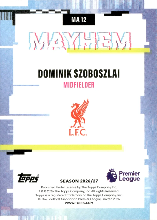 Dominik Szoboszlai card back