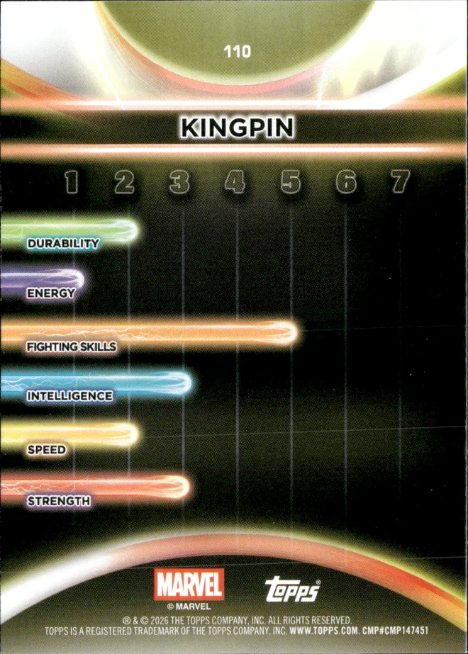 Kingpin card back