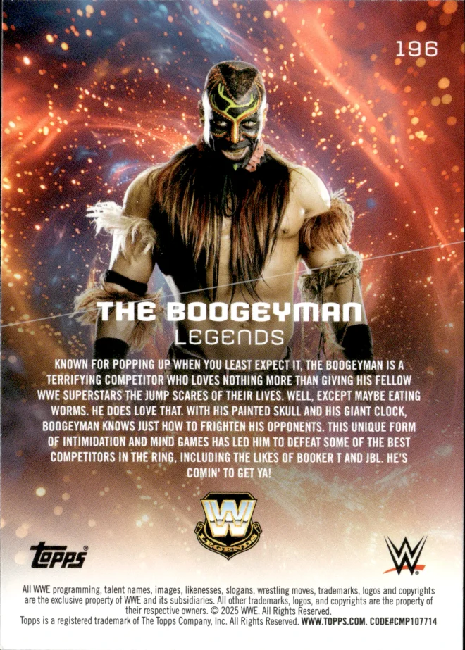 The Boogeyman card back
