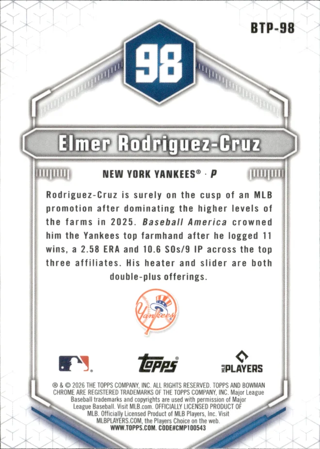 Elmer Rodriguez-Cruz card back